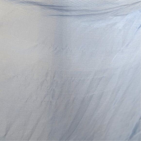 Talbot Runhof Grecian Blue One Shoulder Draped Gown Floral Embellishments Sz 12 - Picture 10 of 15